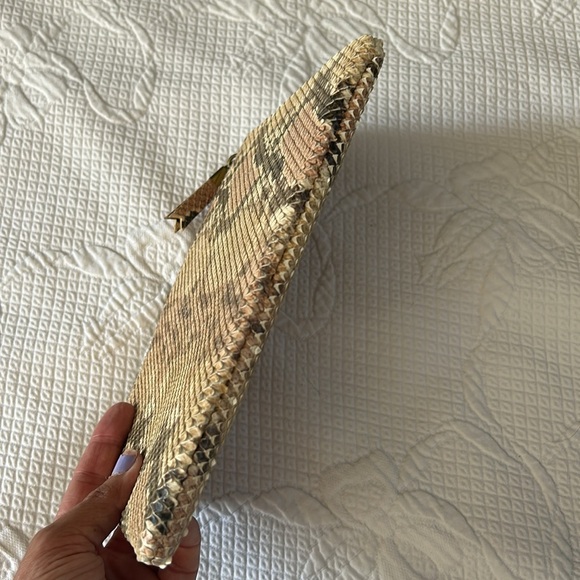 NWT Madewell Snakeskin Clutch - Picture 5 of 5